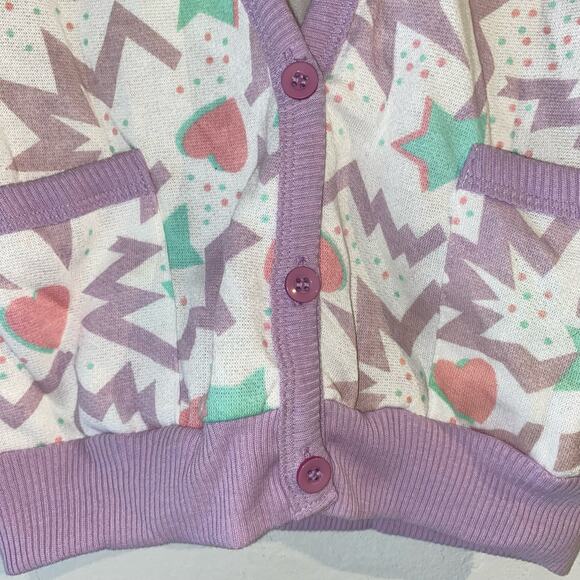 Vintage 90’s Children’s Multicolored‎ Busy Vest Sweater SZ 7-8 - Picture 4 of 5